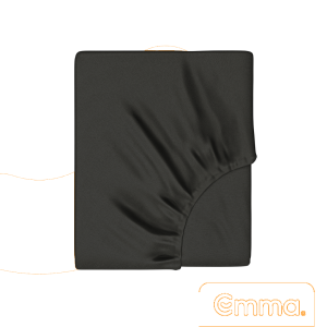 Emma Fitted Sheet Cotton 160x200 Beige