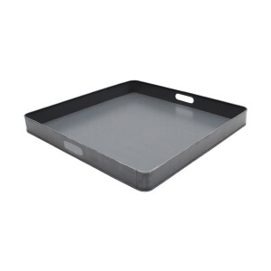 LABEL51 Dienblad, Metaal, 60 x 60 x 6cm, kleur Grijs