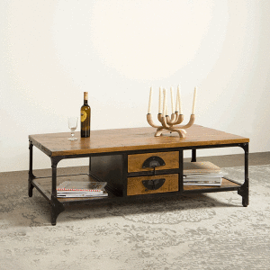 Tower Living Salontafel 'Basto', 135 x 75cm, Mangohout