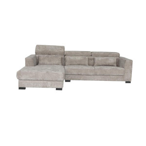 Tower Living 3-zits Loungebank 'Brighton' Links, kleur Taupe