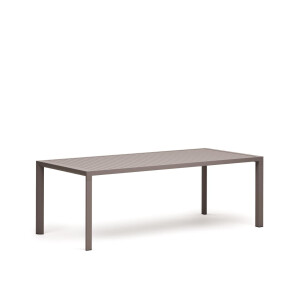 Kave Home Tuintafel 'Culip' 220 x 100cm, kleur Bruin