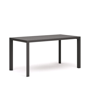 Kave Home Tuintafel 'Culip' 150 x 77cm, kleur Donkergrijs
