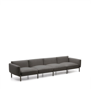 Kave Home 4-zits Bank 'Sorells' kleur Grijs
