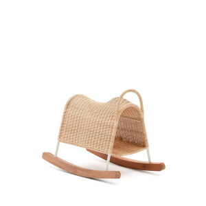 Kave Home Schommelpaard 'Bamban' Rotan