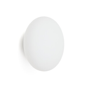 Kave Home Wandlamp 'Bamila' Rookglas, 25cm, kleur Zilver