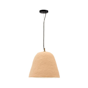 Kave Home Hanglamp 'Lisora' Papier-maché, 35cm, kleur Beige