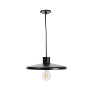 Kave Home Hanglamp 'Nuvira' Gesatineerd metaal, kleur Zwart