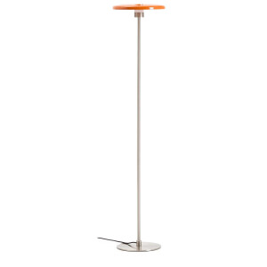 Kave Home Vloerlamp 'Nuvira' Gesatineerd metaal, kleur Oranje