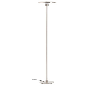 Kave Home Vloerlamp 'Nuvira' Gesatineerd metaal, kleur Zilver