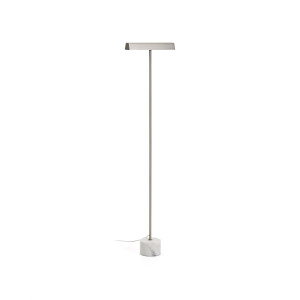 Kave Home Vloerlamp 'Lynor' Marmer en metaal, kleur Wit