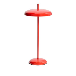 Kave Home Oplaadbare Tafellamp 'Porte' kleur Rood