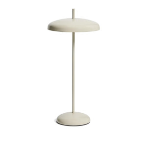 Kave Home Oplaadbare Tafellamp 'Porte' kleur Lichtgrijs