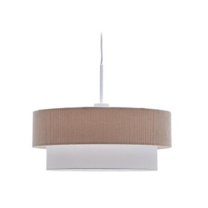 Kave Home Lampenkap 'Bianella' Rib Velvet, kleur Beige