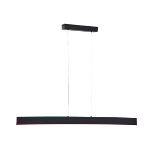 Kave Home Hanglamp 'Boadella' LED-balk, 100cm, kleur Zwart
