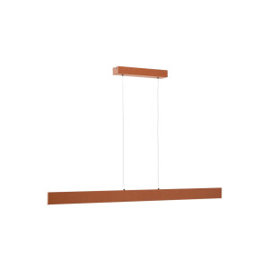 Kave Home Hanglamp 'Boadella' LED-balk, 100cm, kleur Terracotta