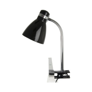 Leitmotiv Tafellamp 'Study' Met clip, kleur Zwart