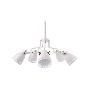Leitmotiv Hanglamp 'Mingle' 5-lamps, kleur Wit