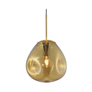Leitmotiv Hanglamp 'Blown Glass' ø25cm, kleur Goud