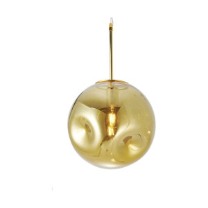 Leitmotiv Hanglamp 'Blown Glass' ø30cm, kleur Goud