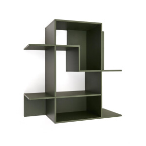 Kave Home Modulair Wandrek 'Ina' MDF, 80 x 80cm, kleur Donkergroen