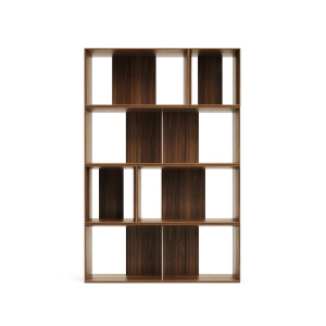 Kave Home Modulair Wandrek 'Litto' Walnoot, 152 x 101cm