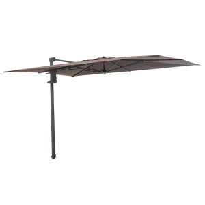 Vrijhangende zweefparasol Saint Tropez 355x300cm (taupe) Dieptevariant