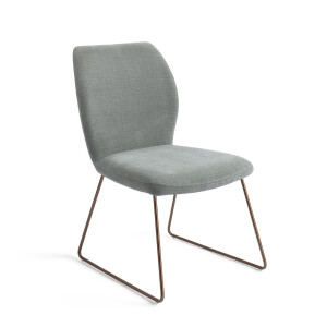 Jesper Home Eetkamerstoel 'Ikata' Slide Rose, kleur Breezy Blue