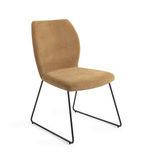 Jesper Home Eetkamerstoel 'Ikata' Slide Black, kleur Honey Harvest