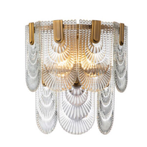 Richmond Wandlamp 'Sem' Glas, kleur Goud