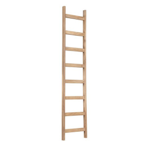 MUST Living Ladder 'Steps' Teakhout, 180cm, kleur Naturel