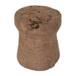 MUST Living Bijzettafel 'Toba' Teakhout, Ø30cm