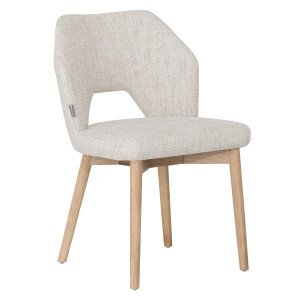 MUST Living Eetkamerstoel 'Blossom', kleur Naturel