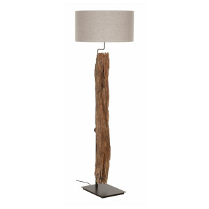 MUST Living Vloerlamp 'Contemporary' Teakhout, 180cm