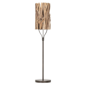 MUST Living Vloerlamp 'Forest' Teakhout, 150cm, kleur Naturel