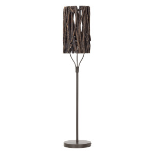 MUST Living Vloerlamp 'Forest' Teakhout, 150cm, kleur Bruin