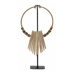 MUST Living Decoratie 'Necklace' Teakhout, 53cm