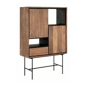 DTP Home Boekenkast 'Metropole' Teakhout, 150 x 100cm