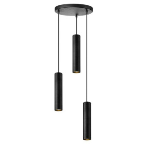 LABEL51 Hanglamp 'Ferroli' 3-lamps, kleur Zwart