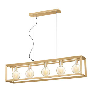 LABEL51 Hanglamp 'Tetto' 5-lamps, kleur Antiek Goud