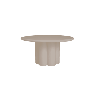 Tower Living Ronde Eettafel 'Melzo' 130cm, kleur Beige