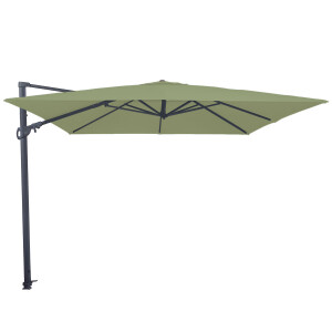 Vrijhangende zweefparasol Monaco Flex III 300x300 (sage green)