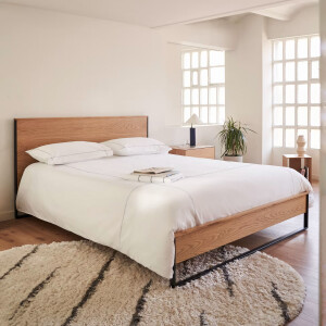 Kave Home Bed 'Taiana' Eiken, 160 x 200cm