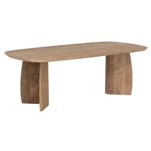 DTP Home Deens Ovale Eettafel 'Nova' Teakhout, 220 x 110cm