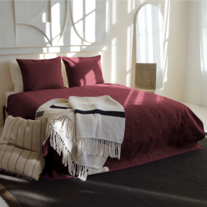 Bedsprei Flowers - Rood - Xcm Van Zydante Home Microvezel - Dekbed-Discounter.nl