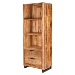 LABEL51 Boekenkast 'Glasgow' Mangohout, 185 x 70cm