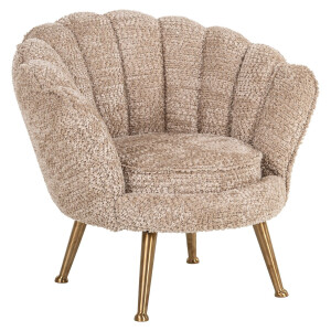 Richmond Kids Fauteuil 'Charly' Lovely stof, kleur Beige