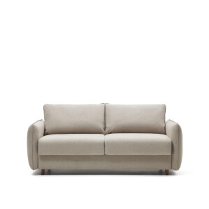 Kave Home 2-zits Slaapbank 'Carlota' Chenille, kleur Beige