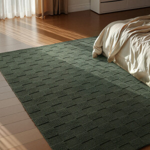 Wollen Vloerkleed Scala - Groen 300x200cm - Wol - Dekbed-Discounter.nl