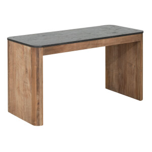 DTP Home Bureau 'Soho' Teakhout en betonlook, 140 x 60cm