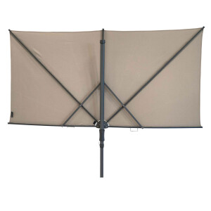 Vrijhangende zweefparasol Sun Square 250x125 (Ecru)